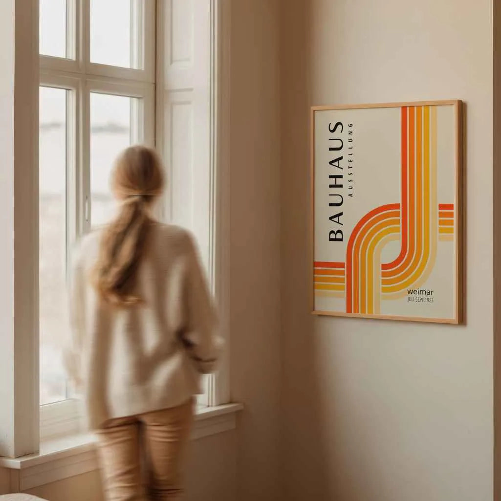 Bauhaus Línea Dinámica Póster