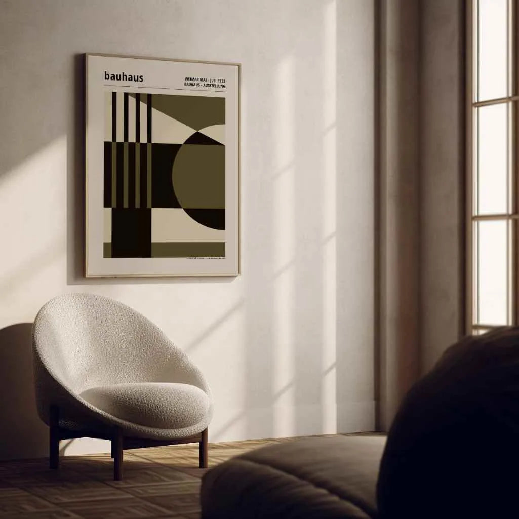 Bauhaus Forma Arquitectónica Póster