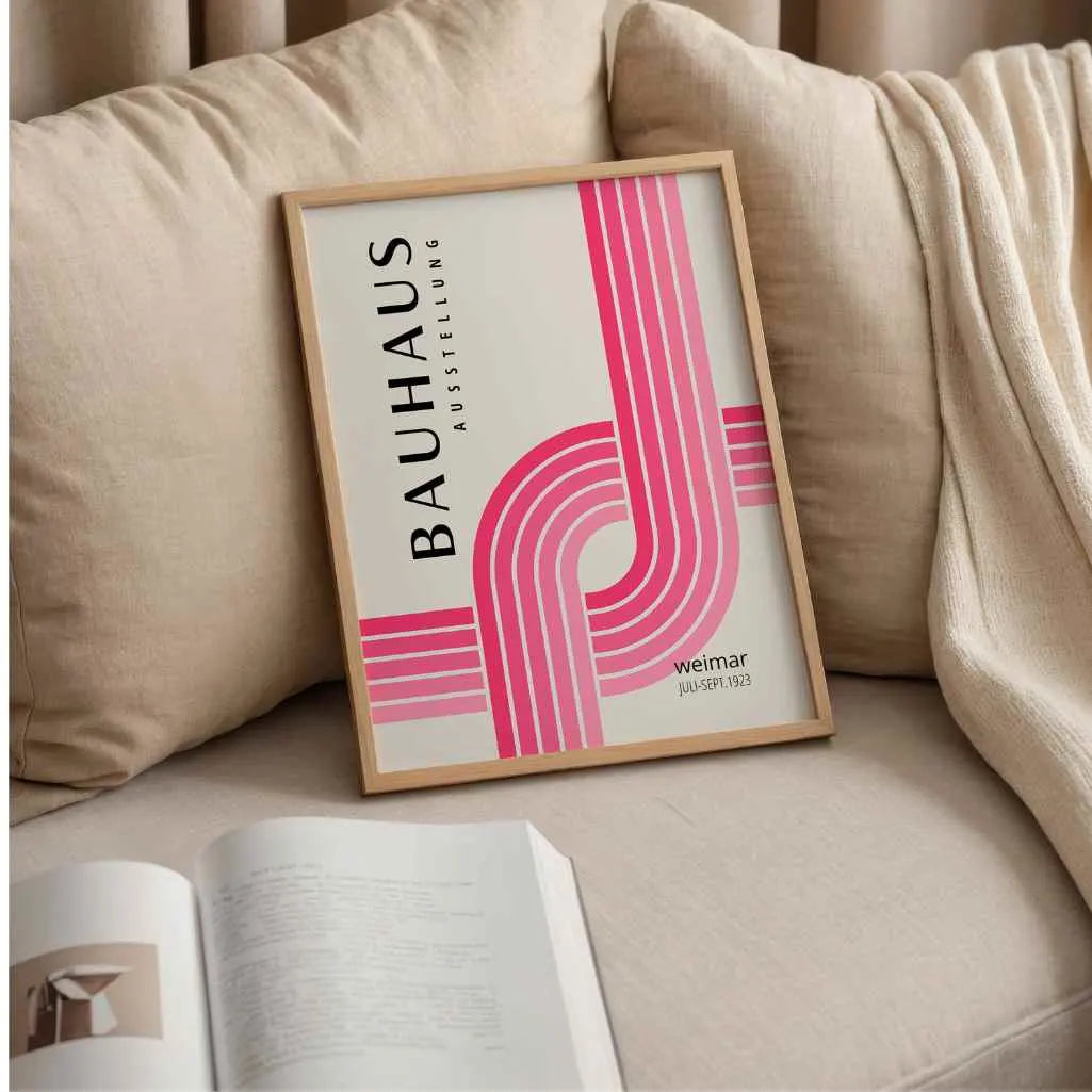 Bauhaus Líneas Intersectadas Póster