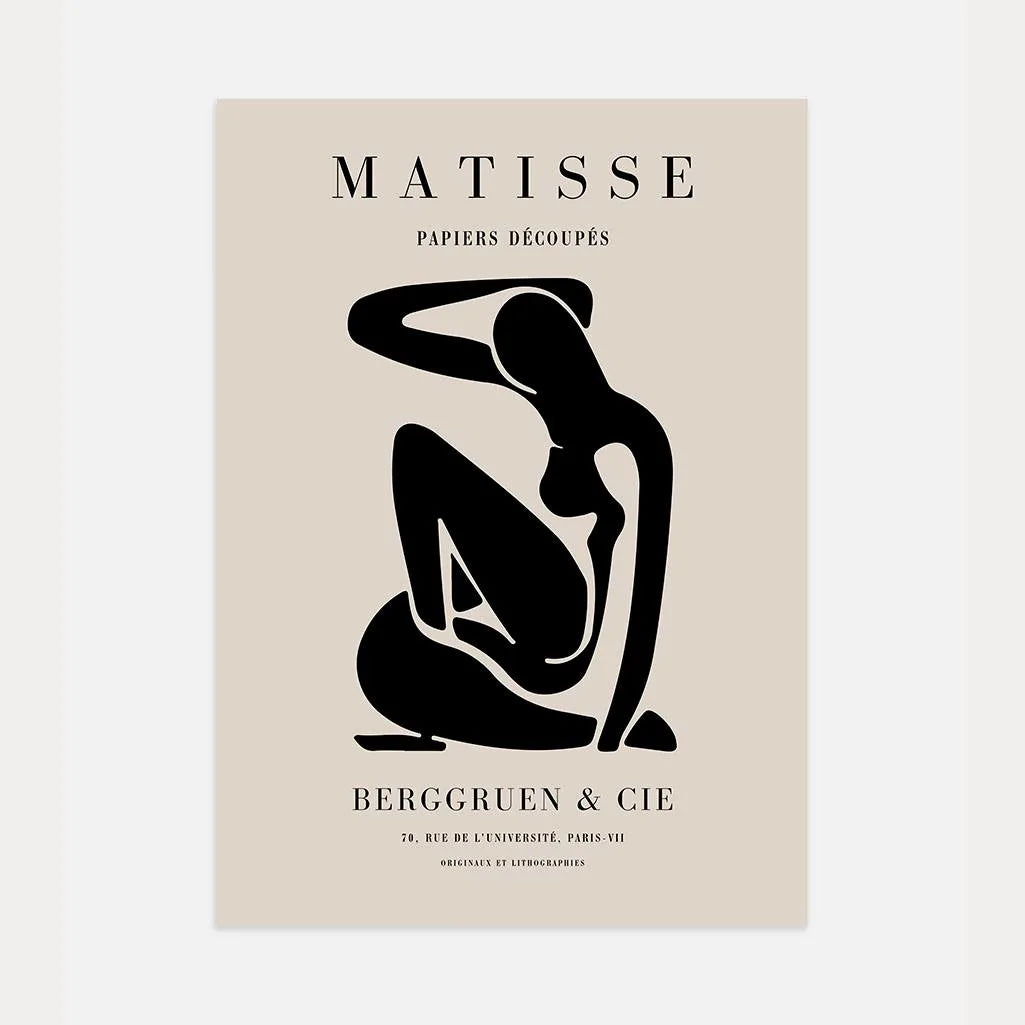 Henri Matisse – Póster Nu Bleu Desnudo