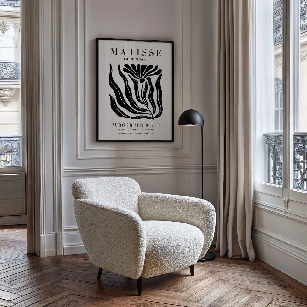 Henri Matisse – Póster Flor Negra