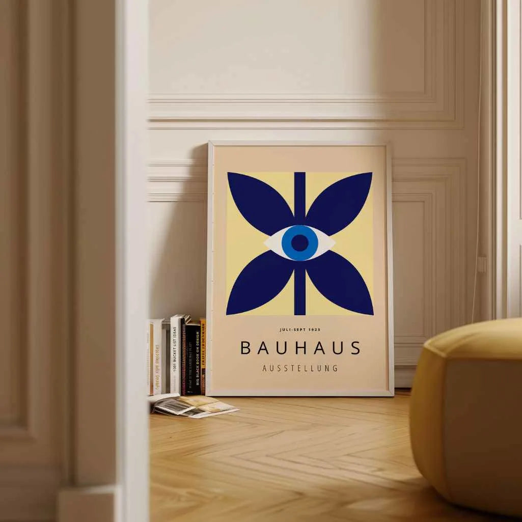 Bauhaus Ojo Azul Póster