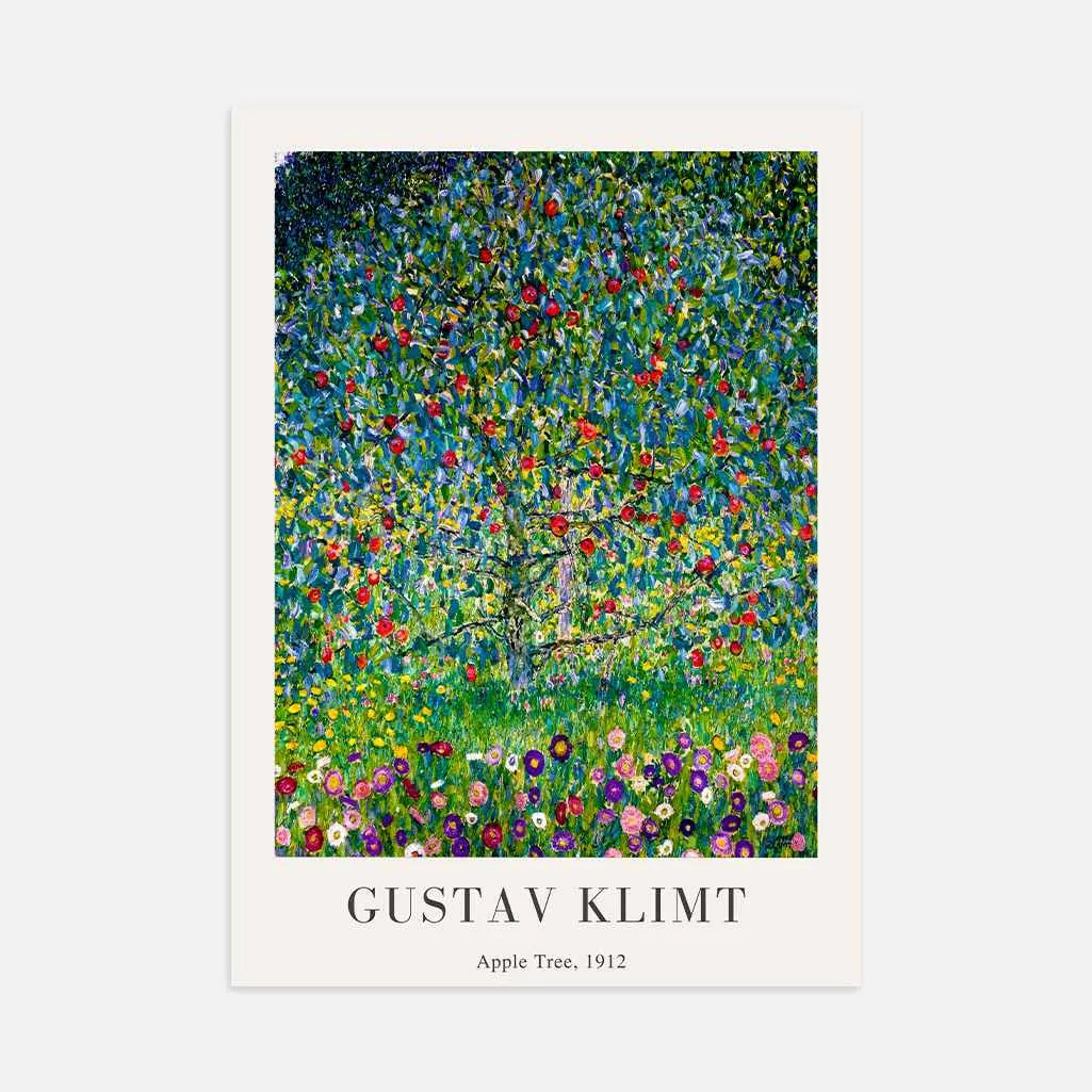 Gustav Klimt – Manzano Póster