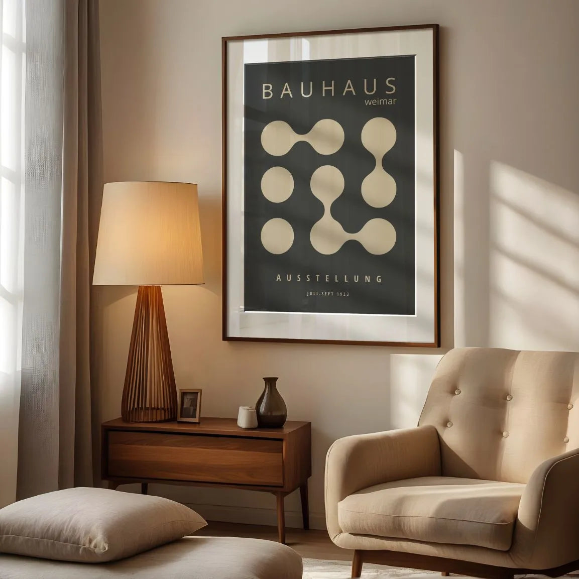 Bauhaus Formas Moleculares Póster