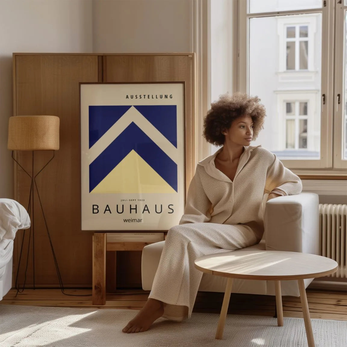 Bauhaus Weimar Flechas Geométricas Póster