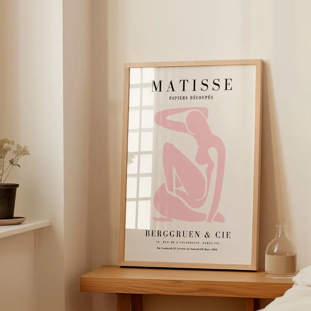 Henri Matisse Nu Bleu Rosa Póster