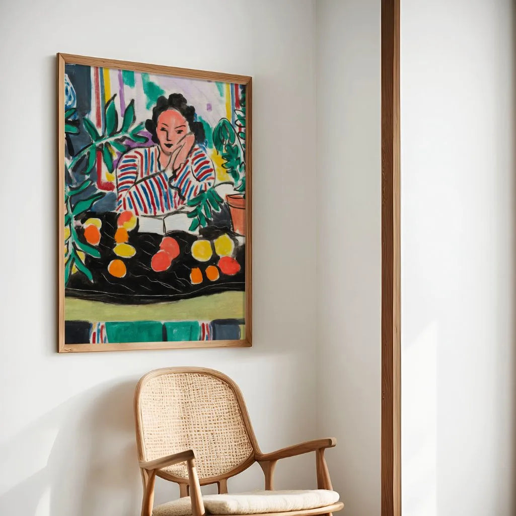 Henri Matisse Póster – Interior con jarrón etrusco