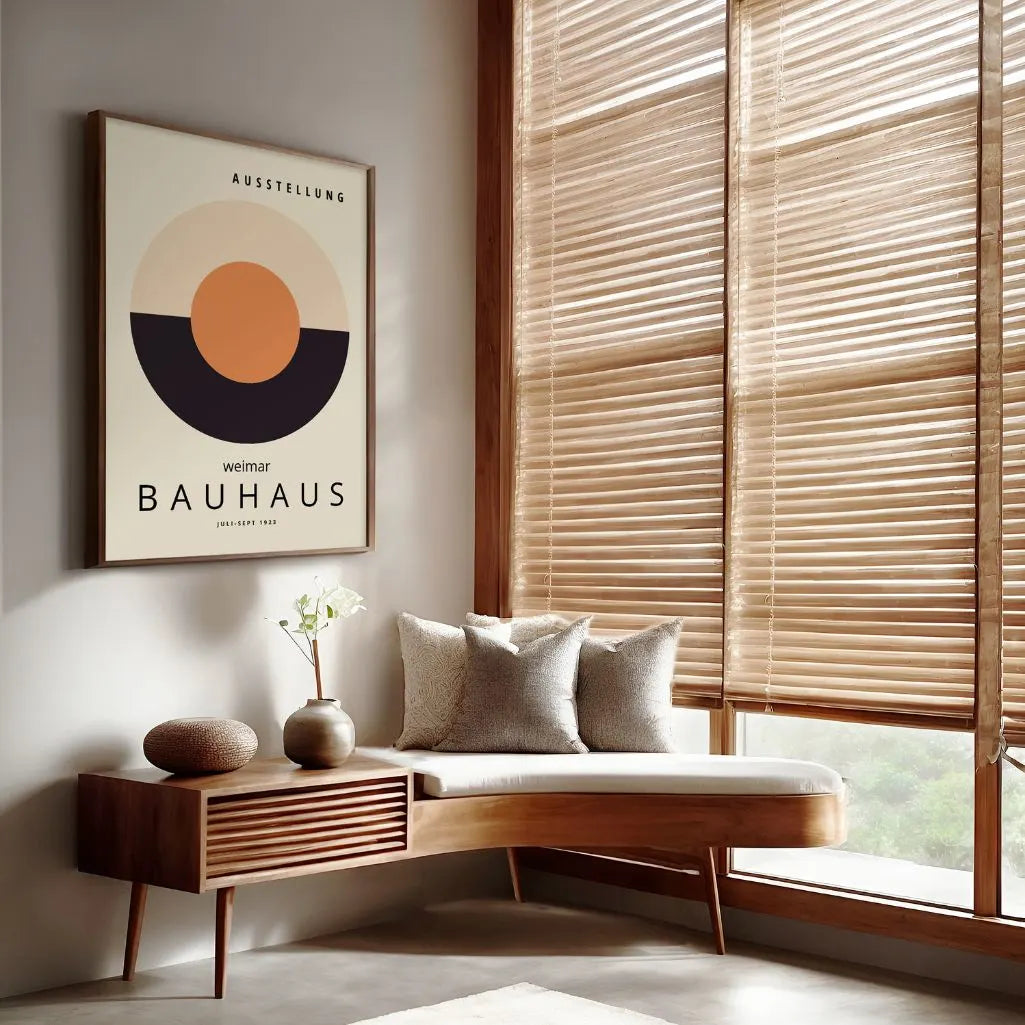 Bauhaus Armonía Circular Póster