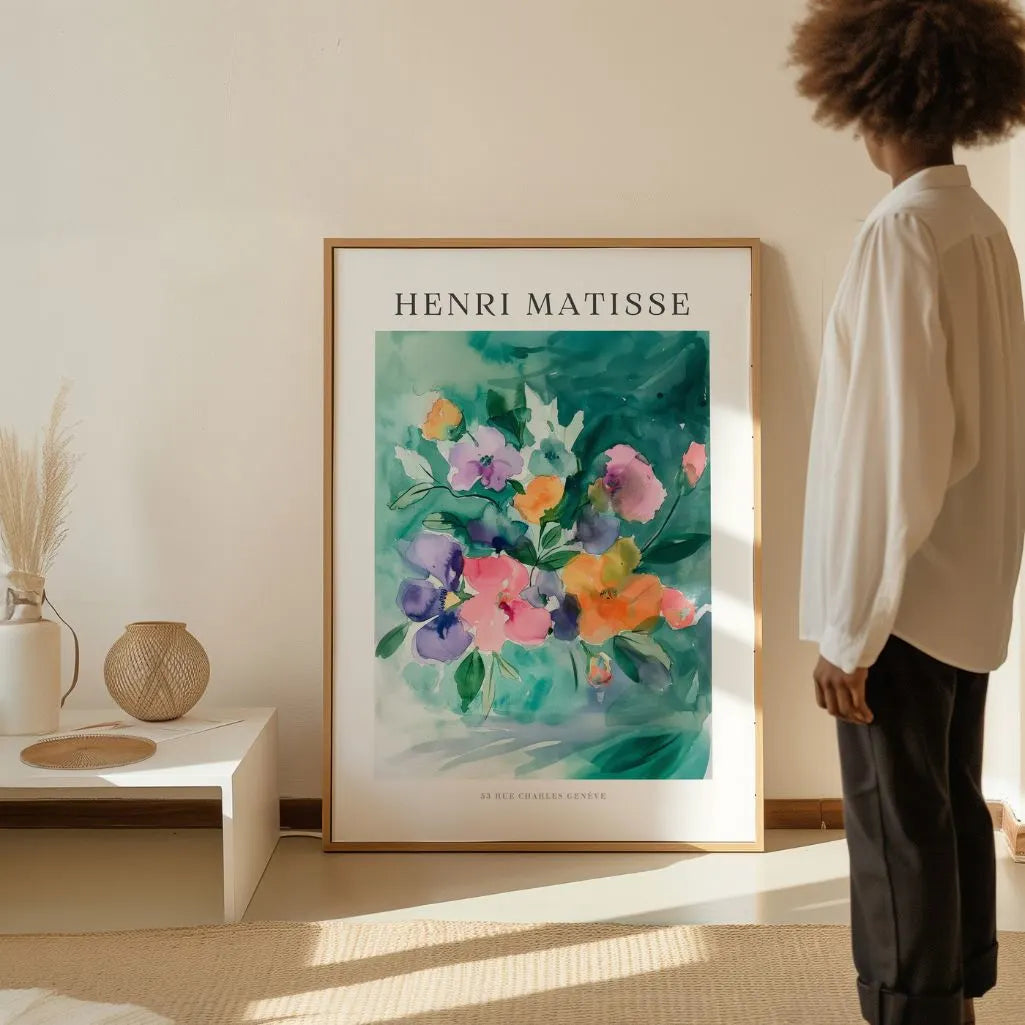 Matisse Bouquet Acuarela Póster