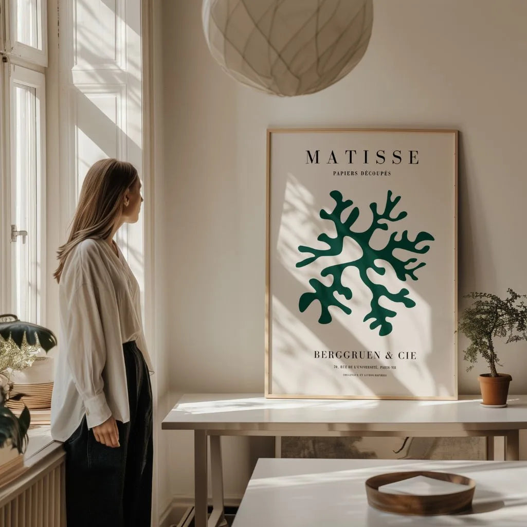 Henri Matisse Coral Verde Póster
