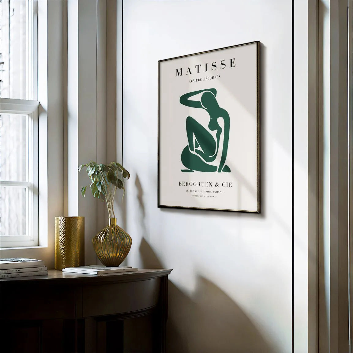 Matisse Póster - Mujer Verde