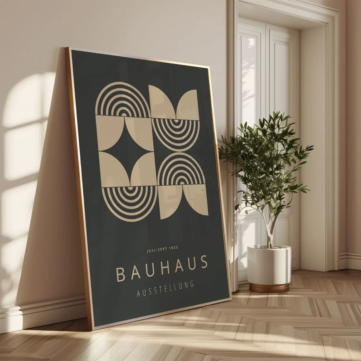 Bauhaus Simetría Póster