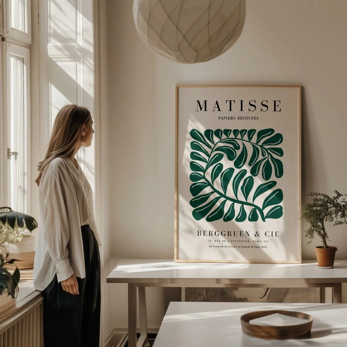 Matisse Hoja Verde Póster