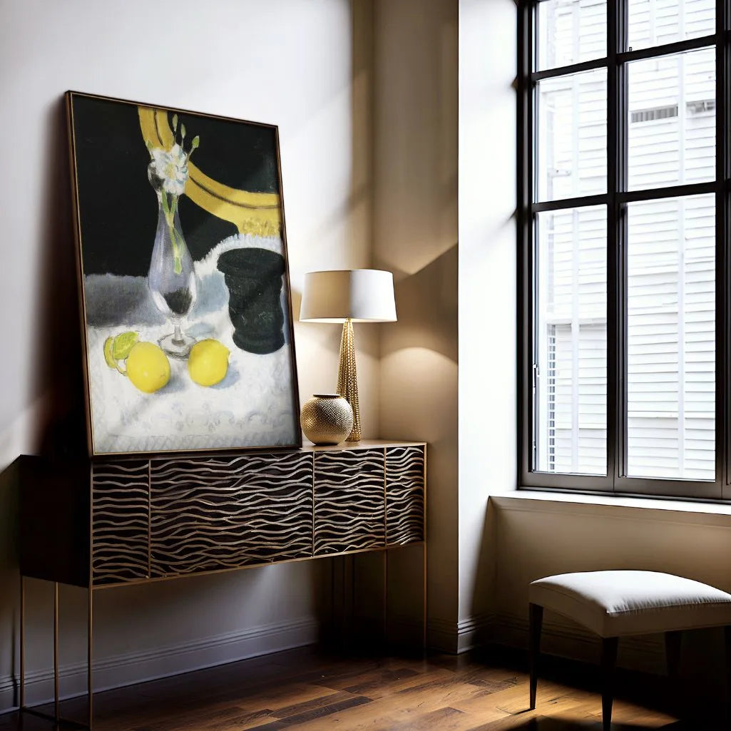 Henri Matisse Póster – Naturaleza muerta con limones