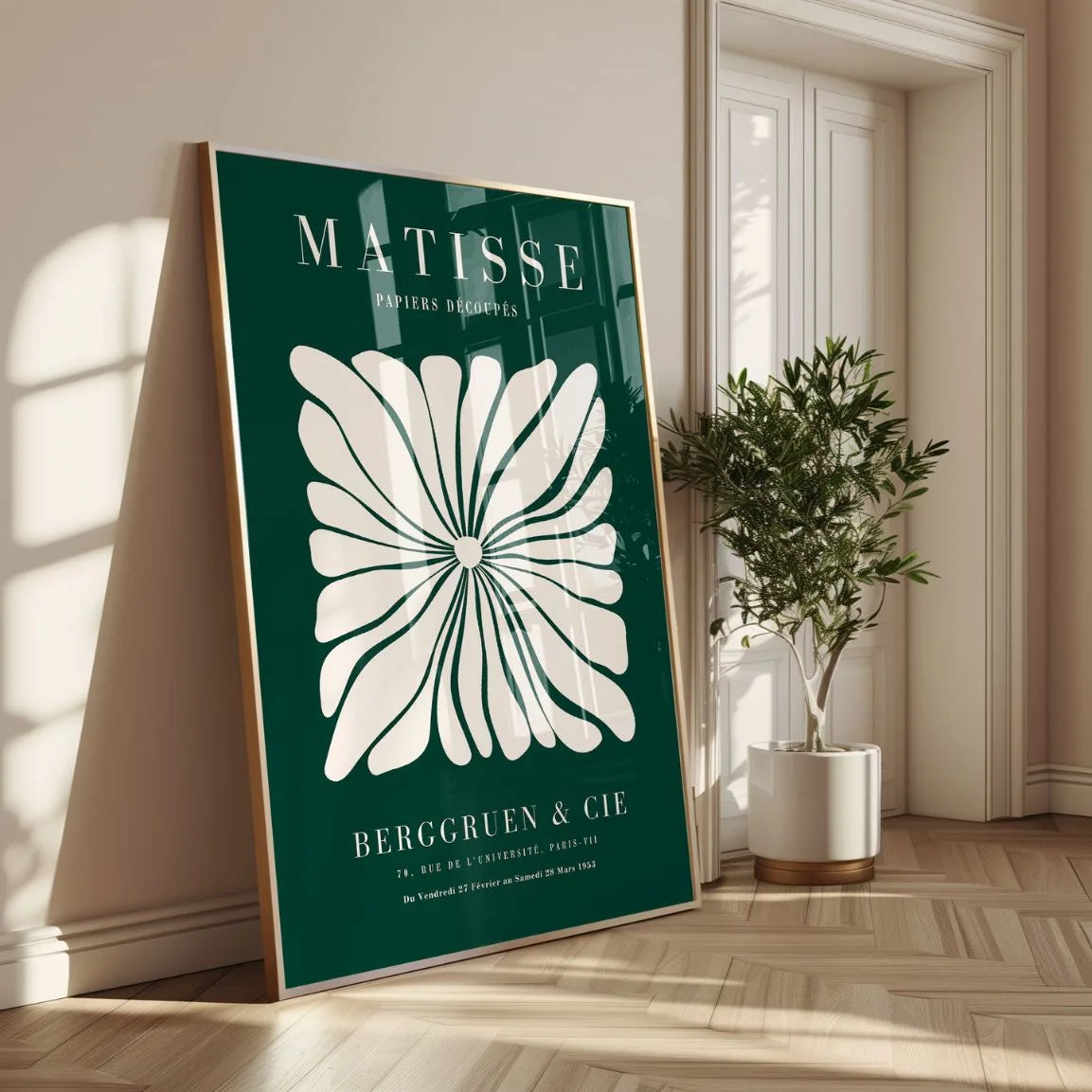 Matisse Póster - Flor Verde