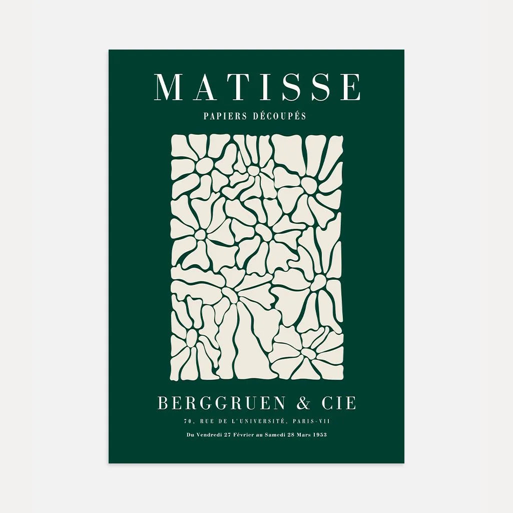 Henri Matisse Formas Verdes Póster