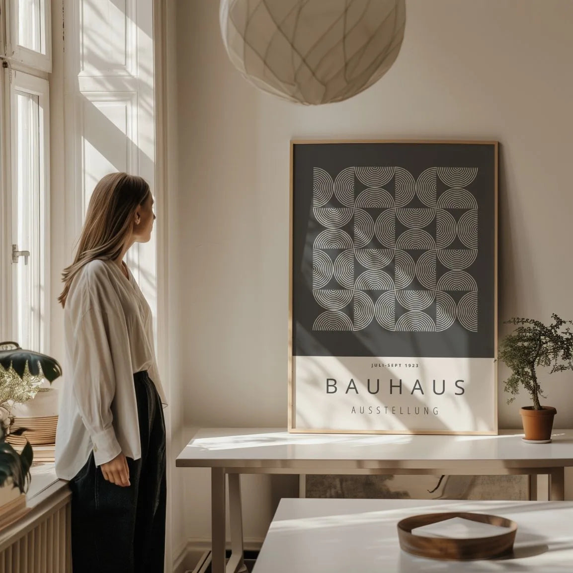 Bauhaus Blanco Póster