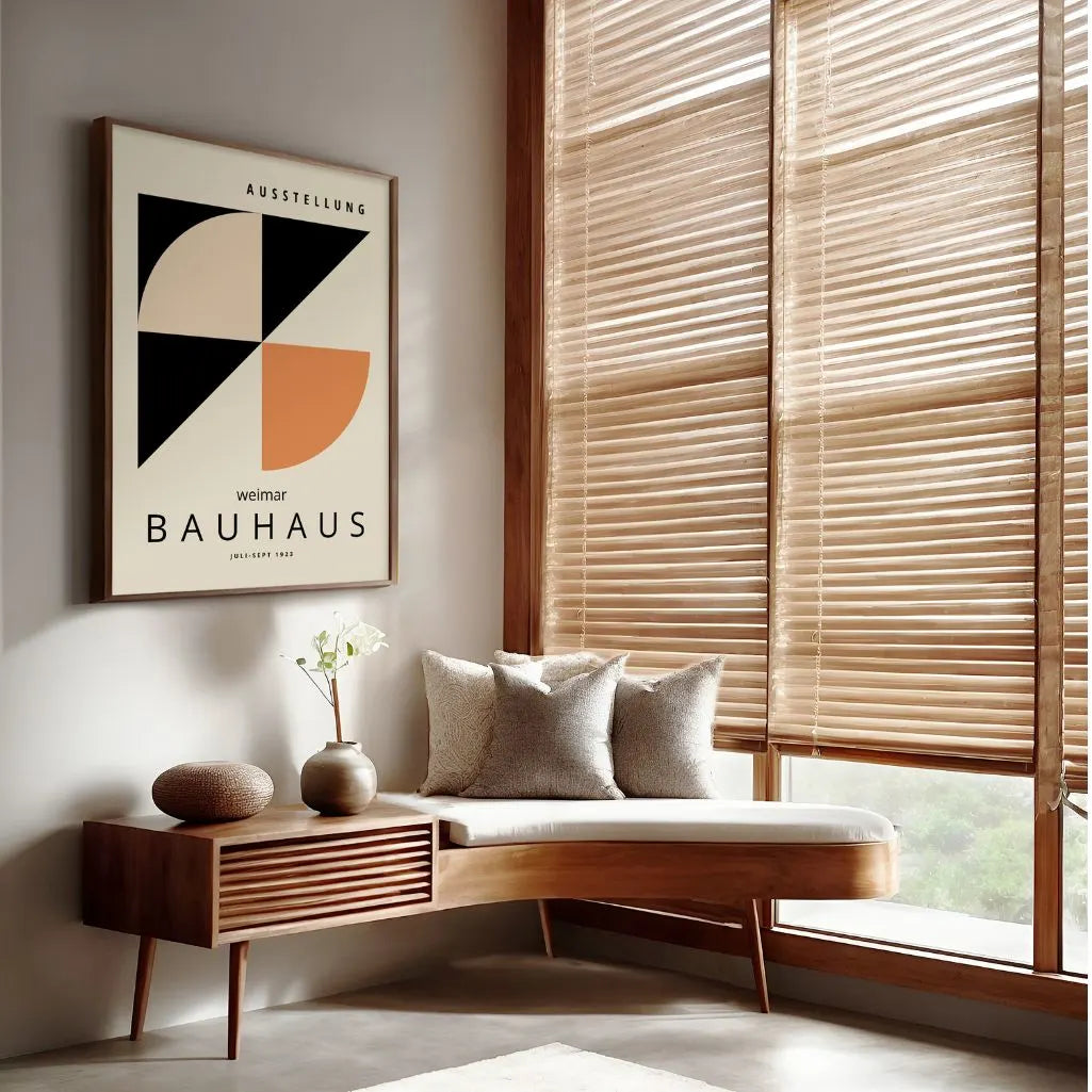 Bauhaus Contraste De Formas Póster