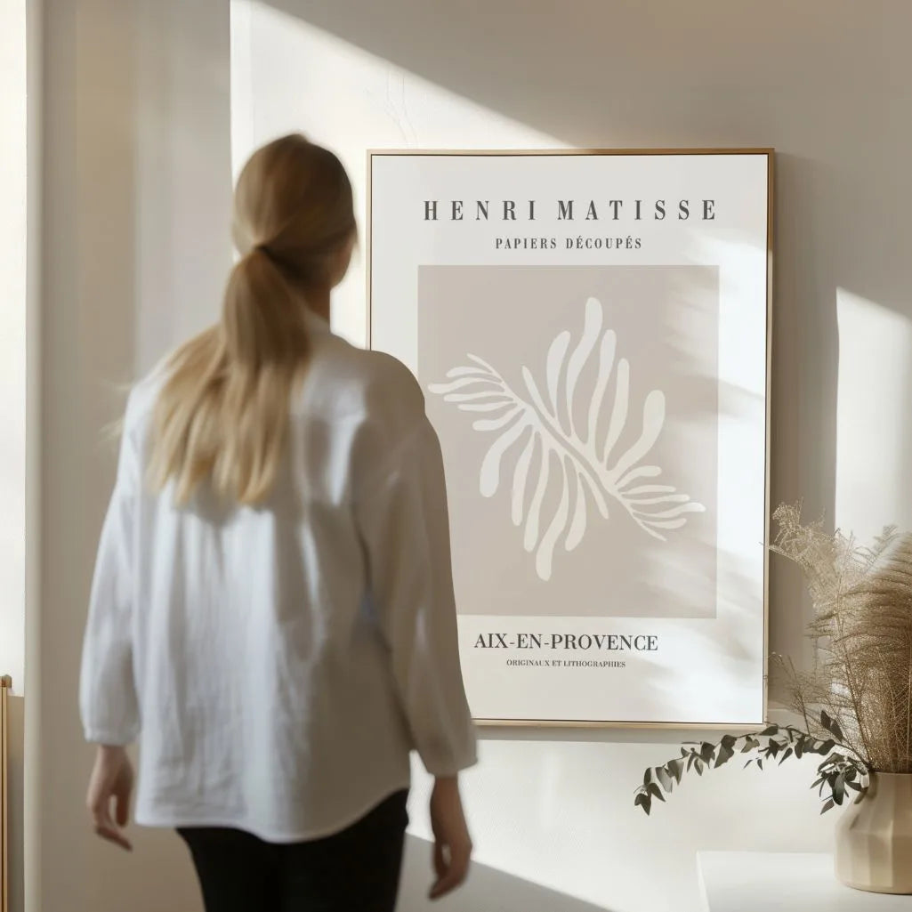 Matisse Beige Armonía Póster