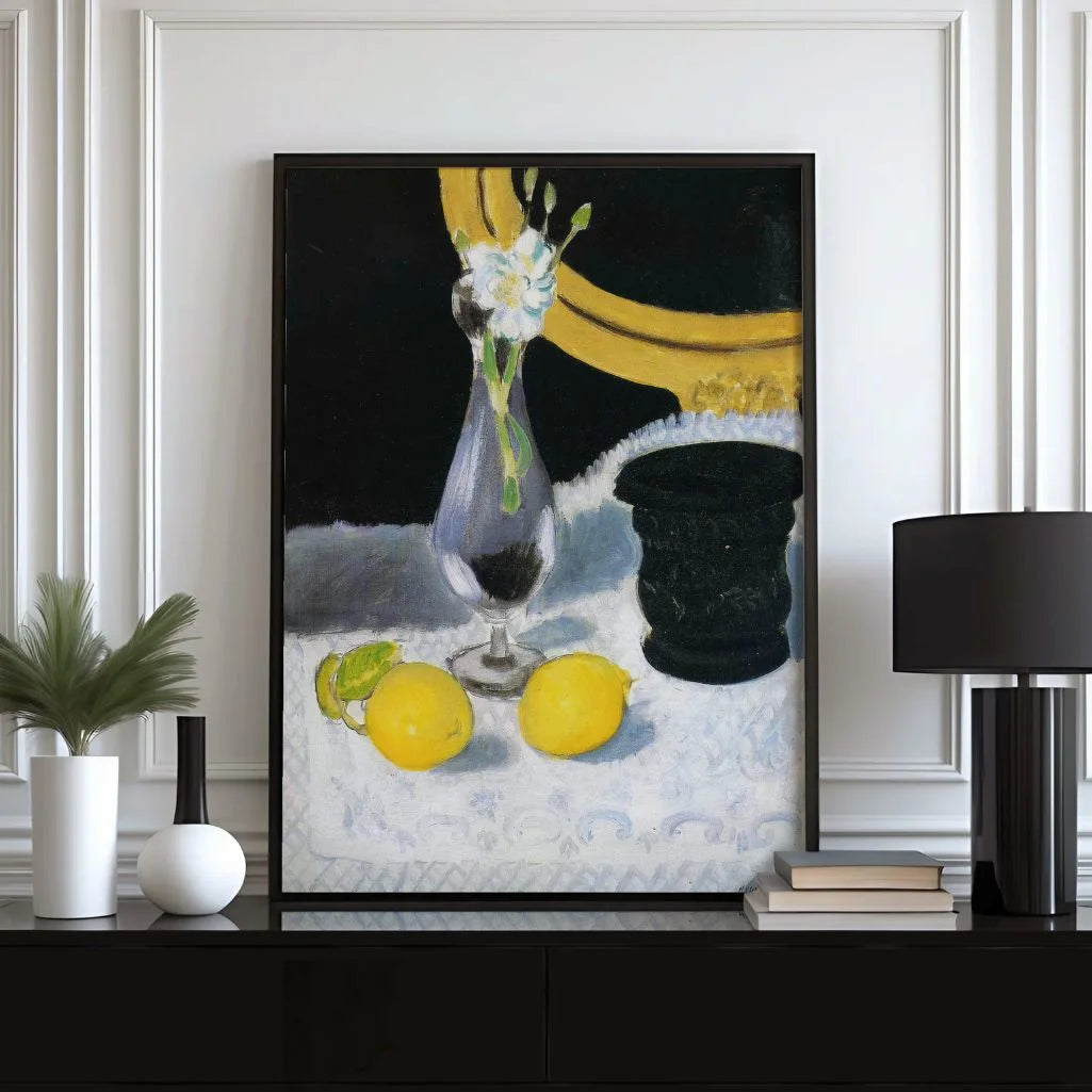 Henri Matisse Póster – Naturaleza muerta con limones