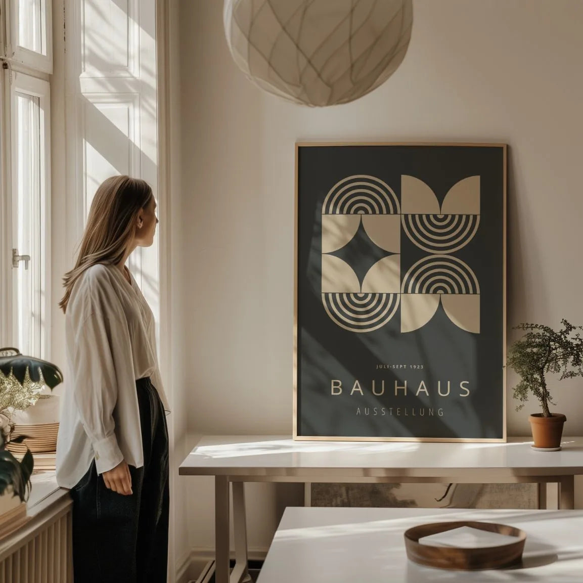 Bauhaus Simetría Póster