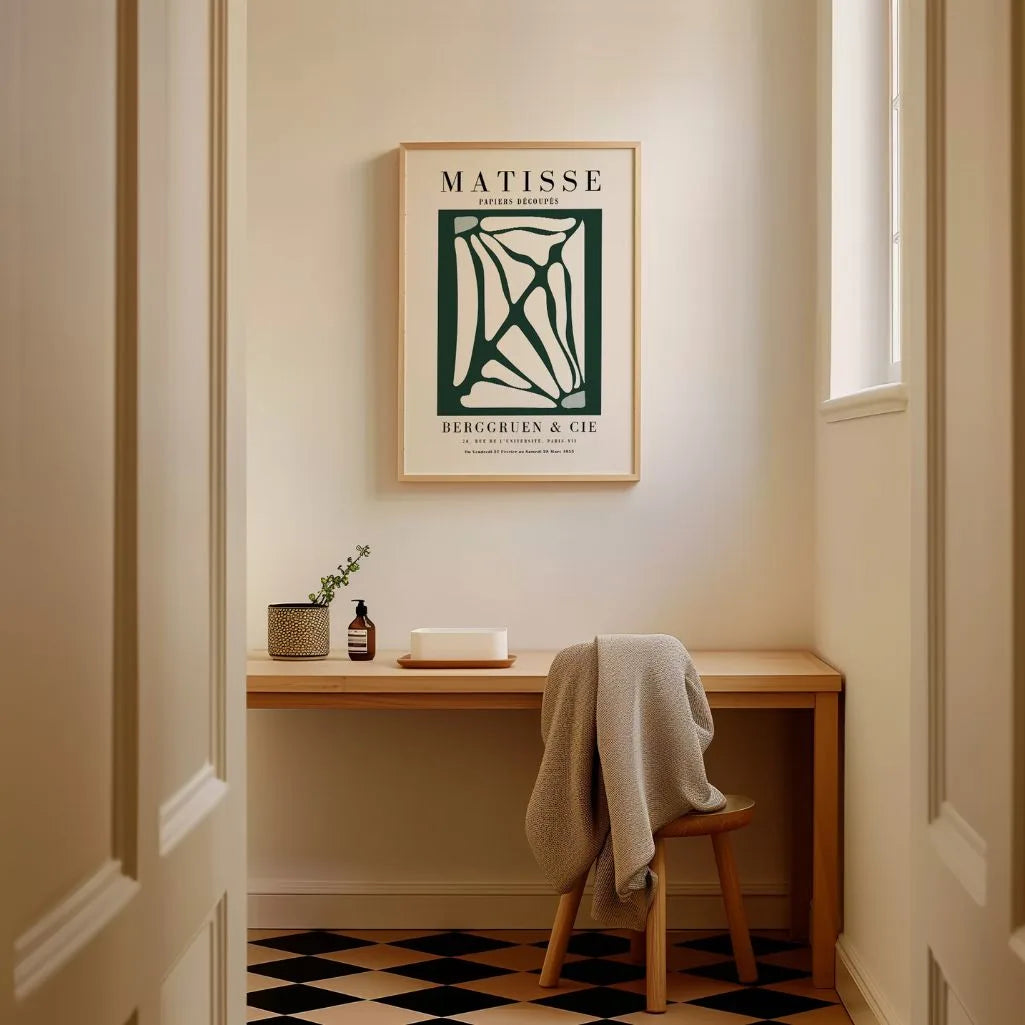 Estilo Matisse Botánico Póster