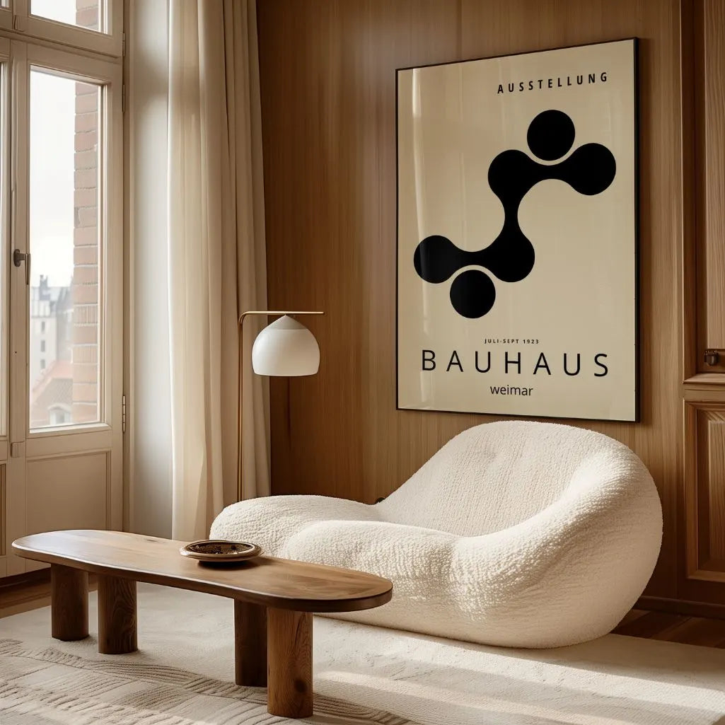 Bauhaus Conexiones Orgánicas Póster