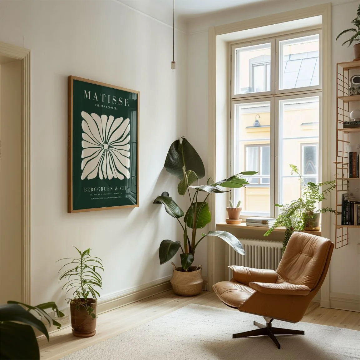 Matisse Póster - Flor Verde