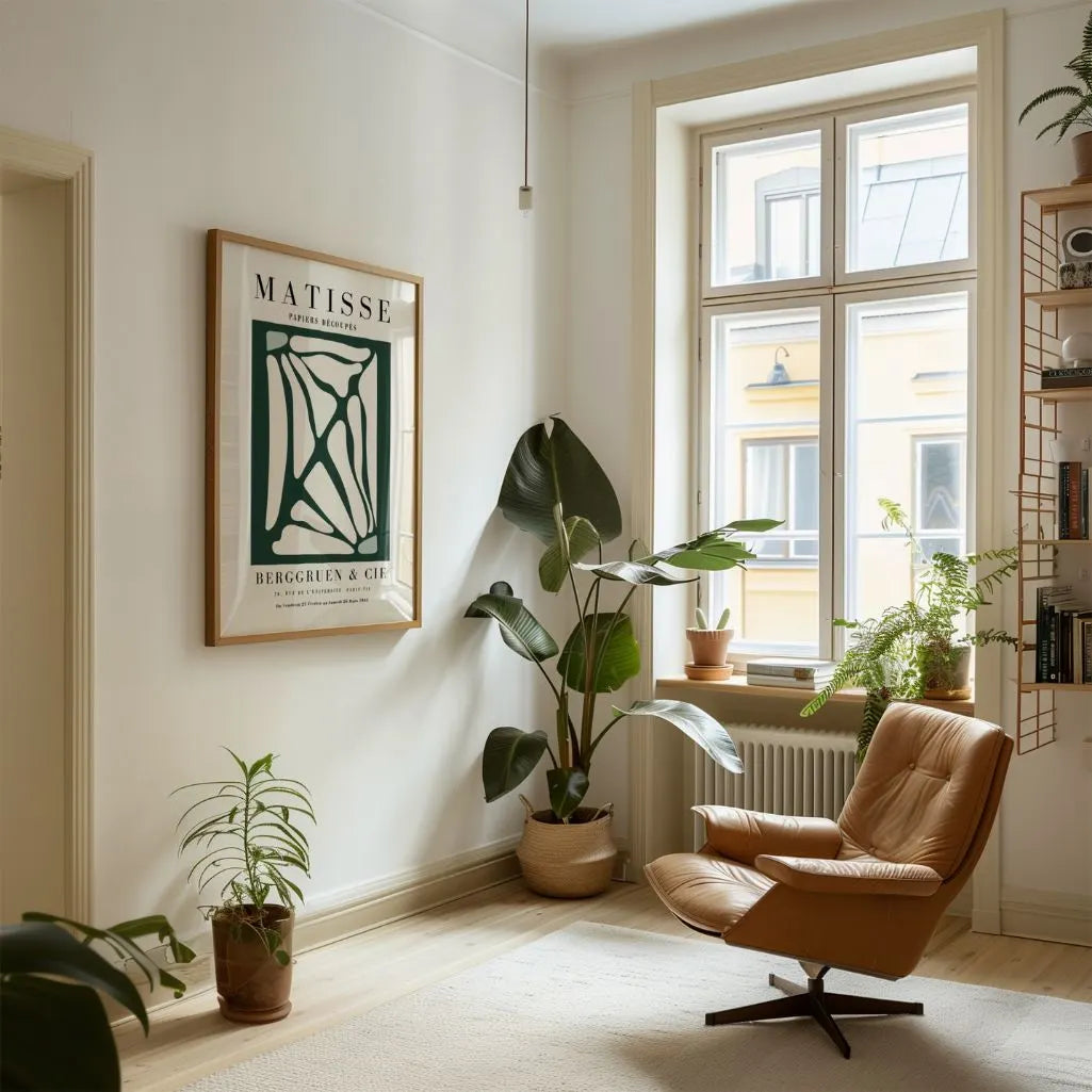 Estilo Matisse Botánico Póster