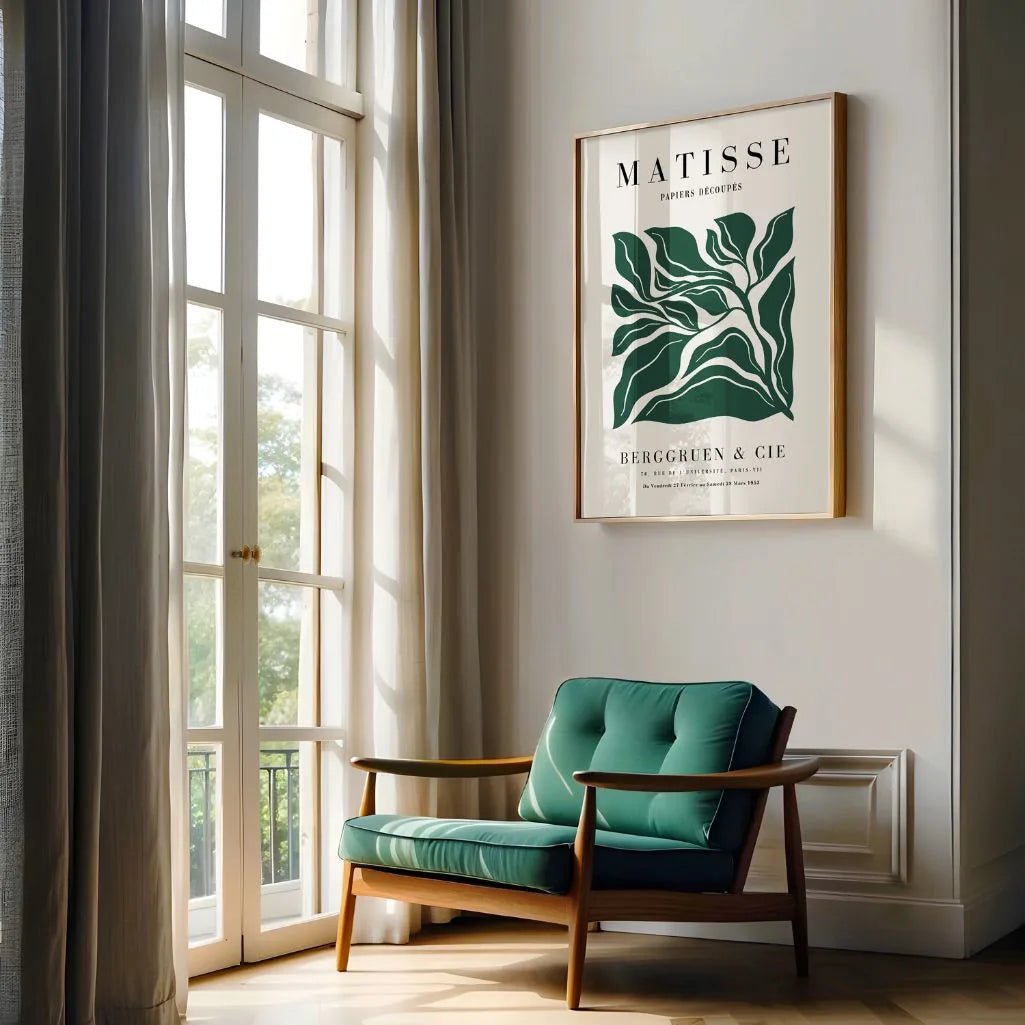 Henri Matisse Hoja Verde Póster