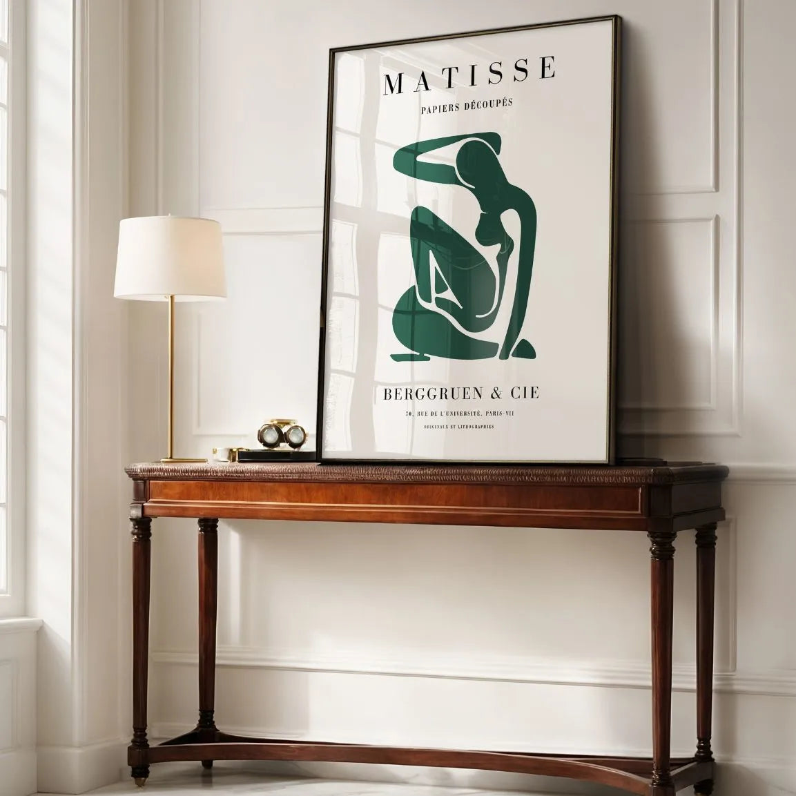 Matisse Póster - Mujer Verde