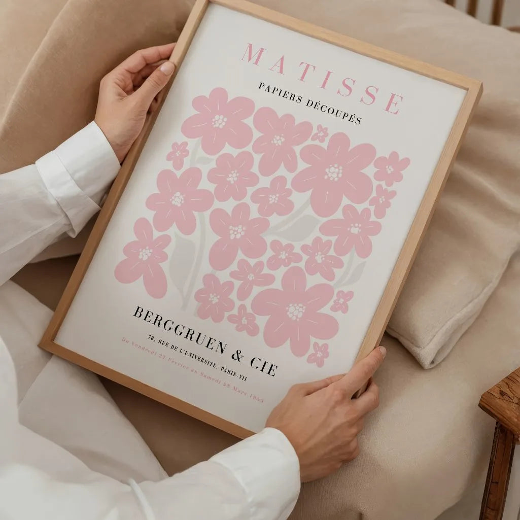 Henri Matisse Jardín Rosa Póster