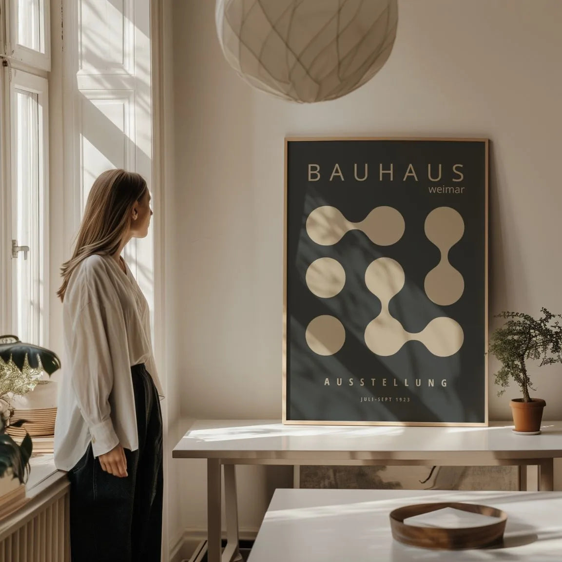 Bauhaus Formas Moleculares Póster