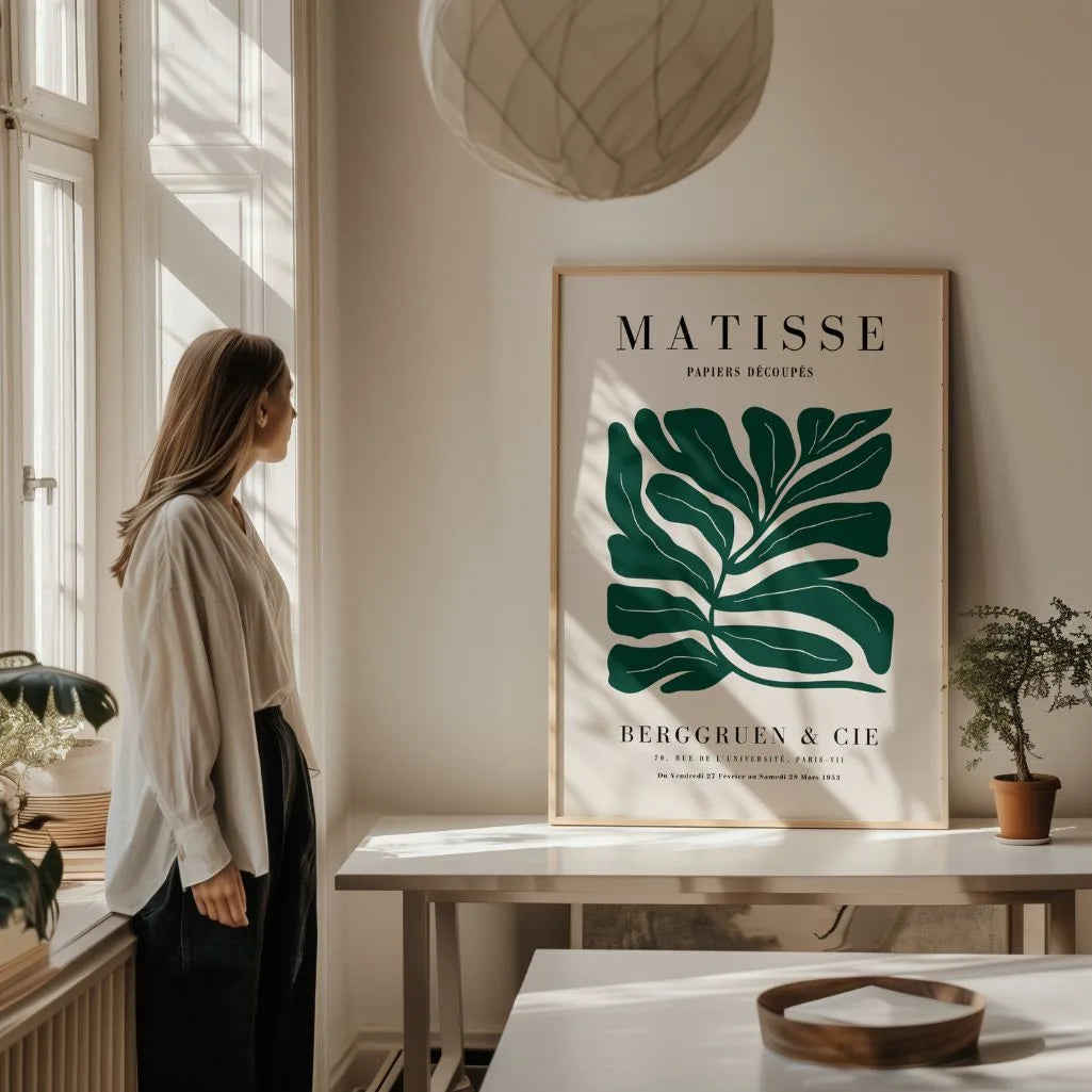 Henri Matisse Hoja Verde Póster
