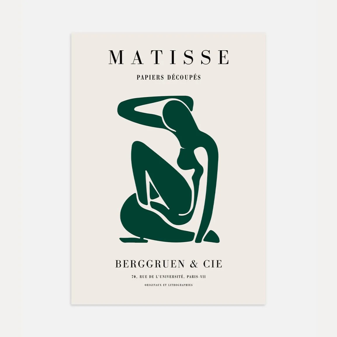 Matisse Póster - Mujer Verde