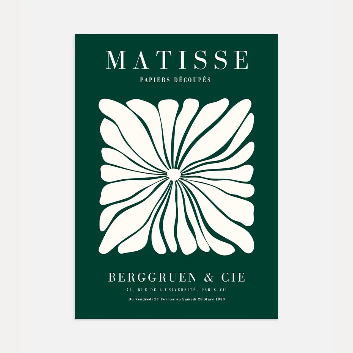 Matisse Póster - Flor Verde
