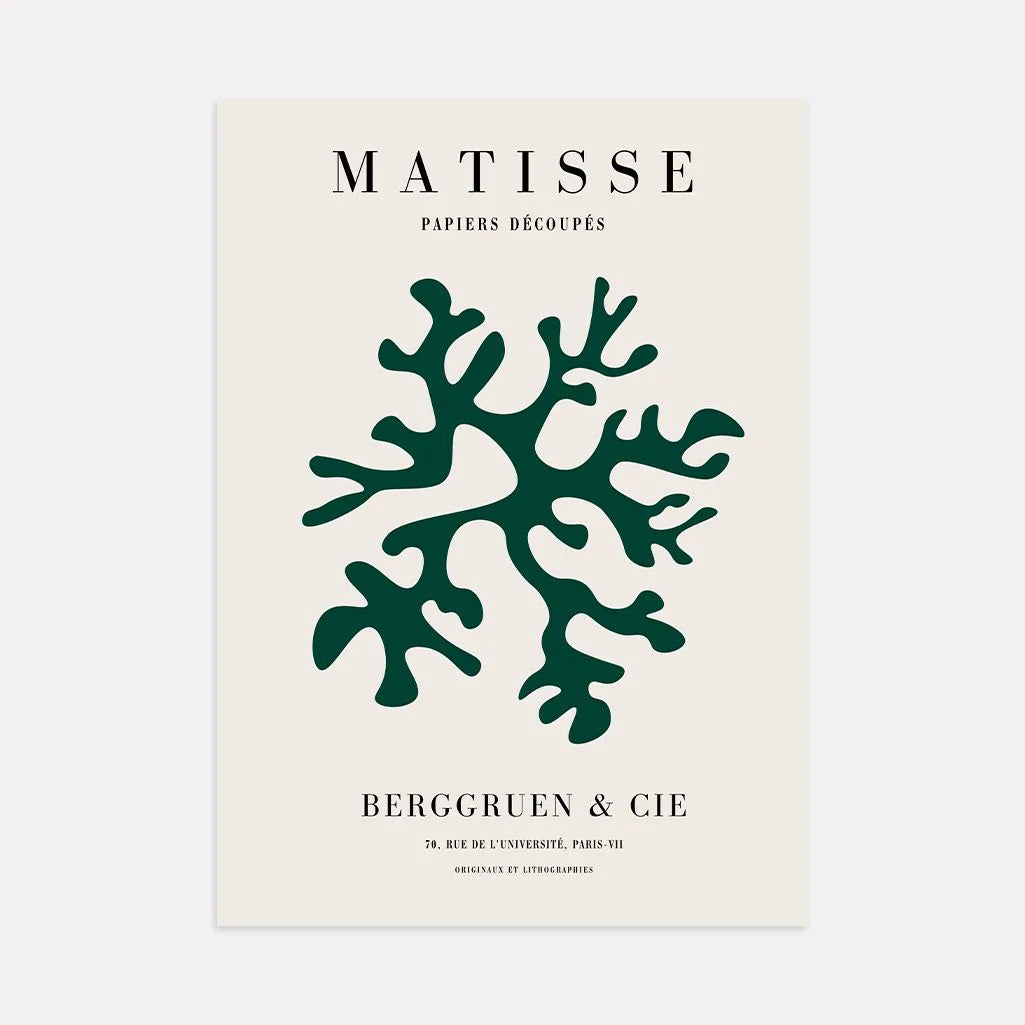 Henri Matisse Coral Verde Póster
