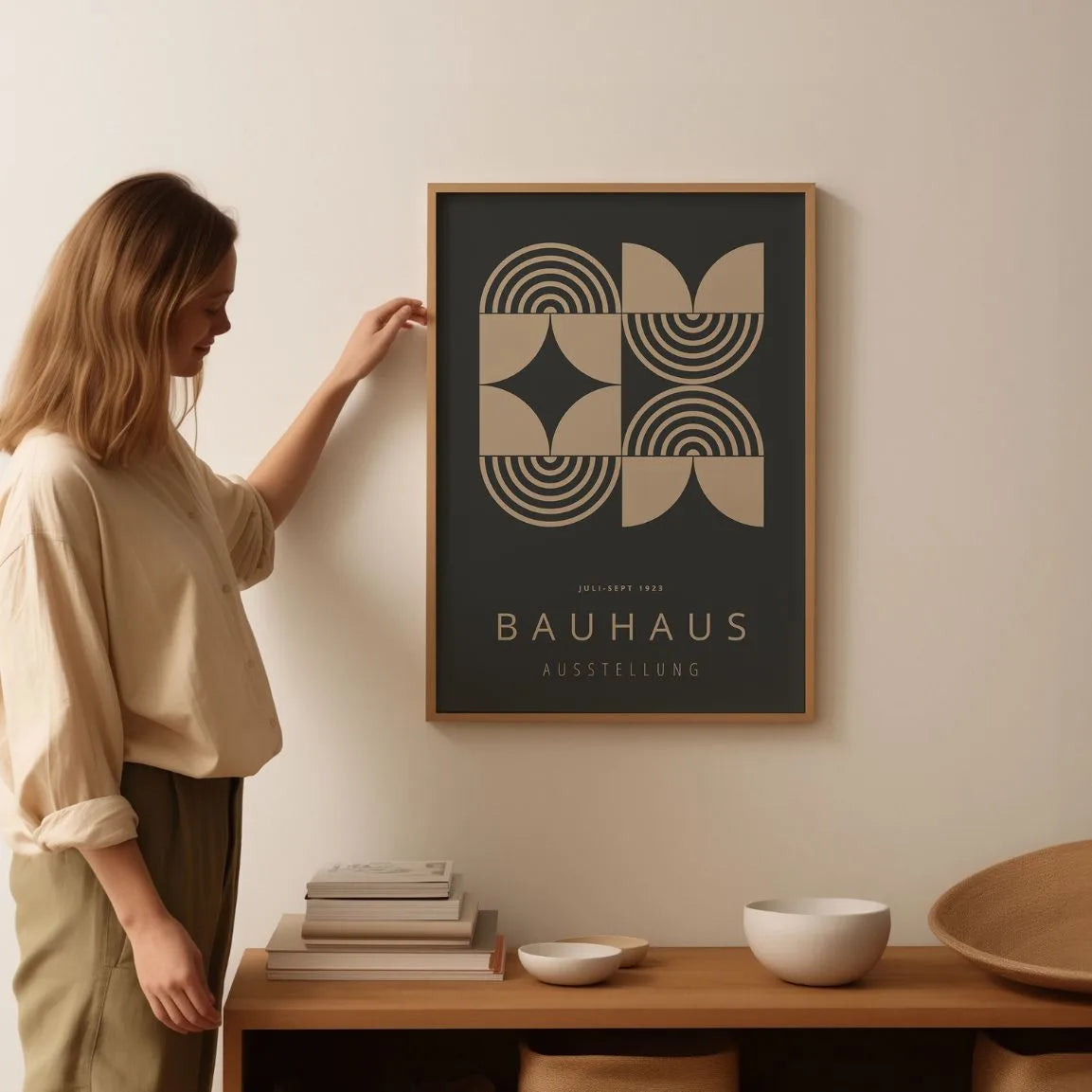 Bauhaus Simetría Póster