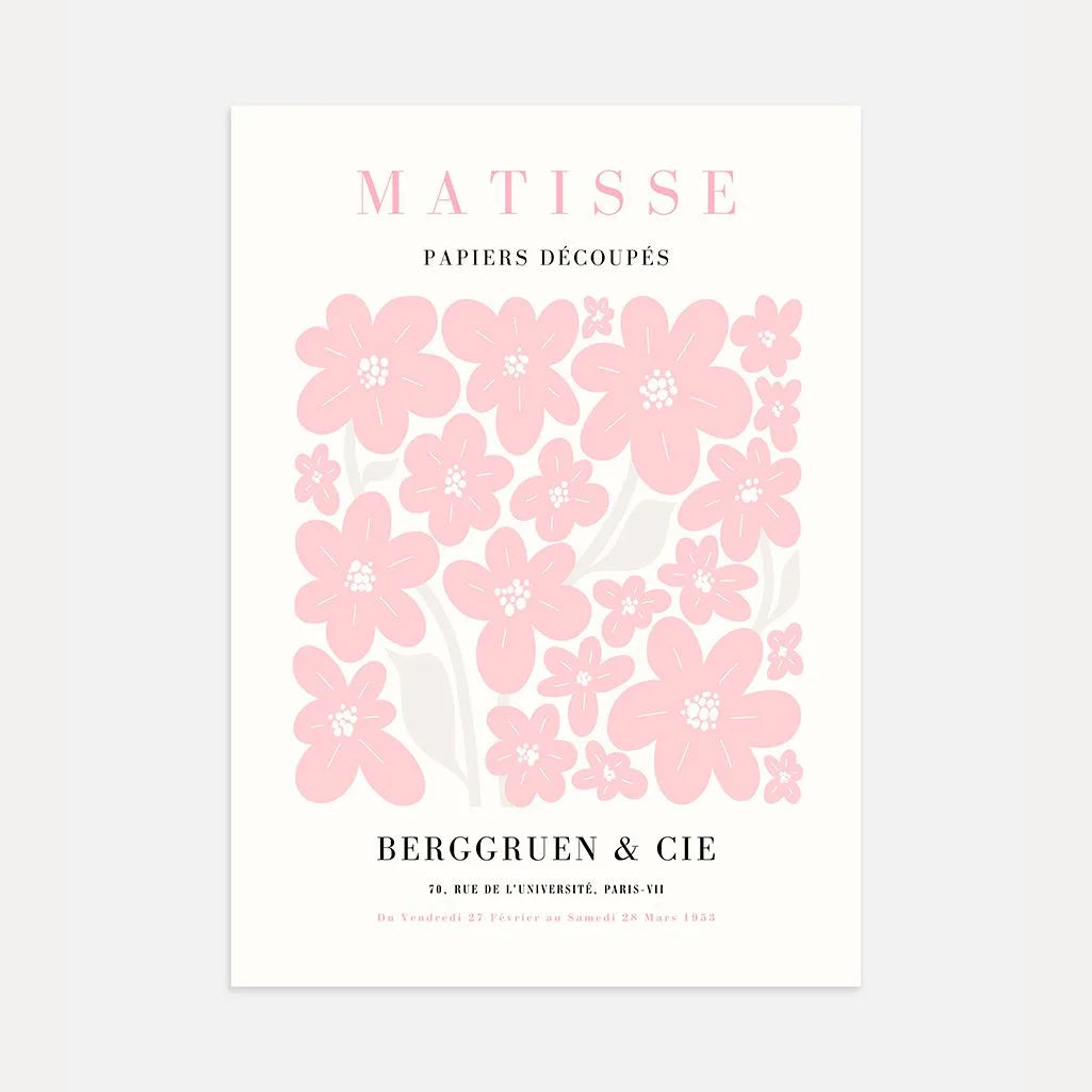Henri Matisse Jardín Rosa Póster