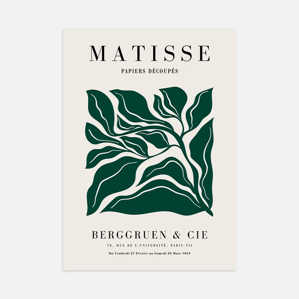 Henri Matisse Hoja Verde Póster