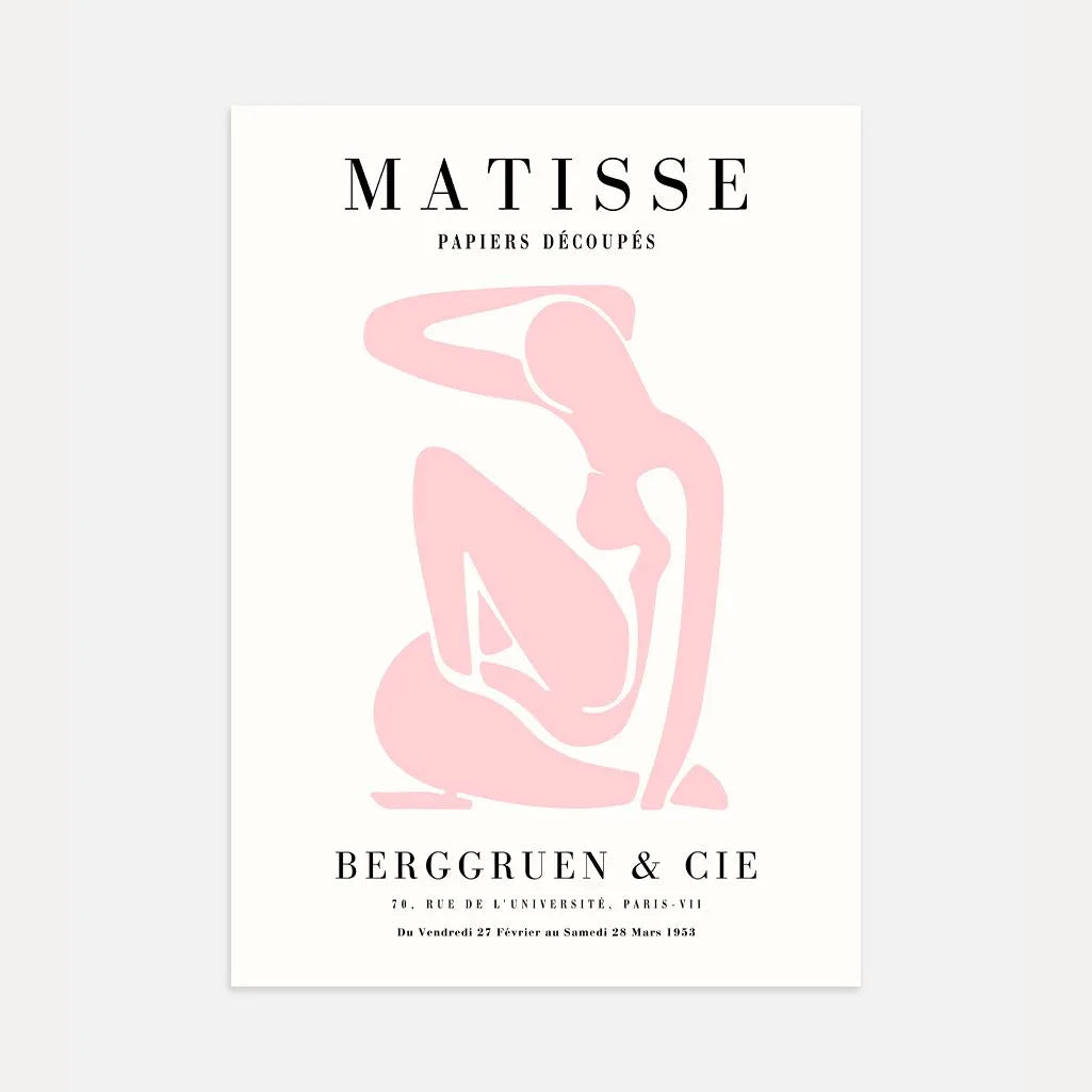 Henri Matisse Nu Bleu Rosa Póster
