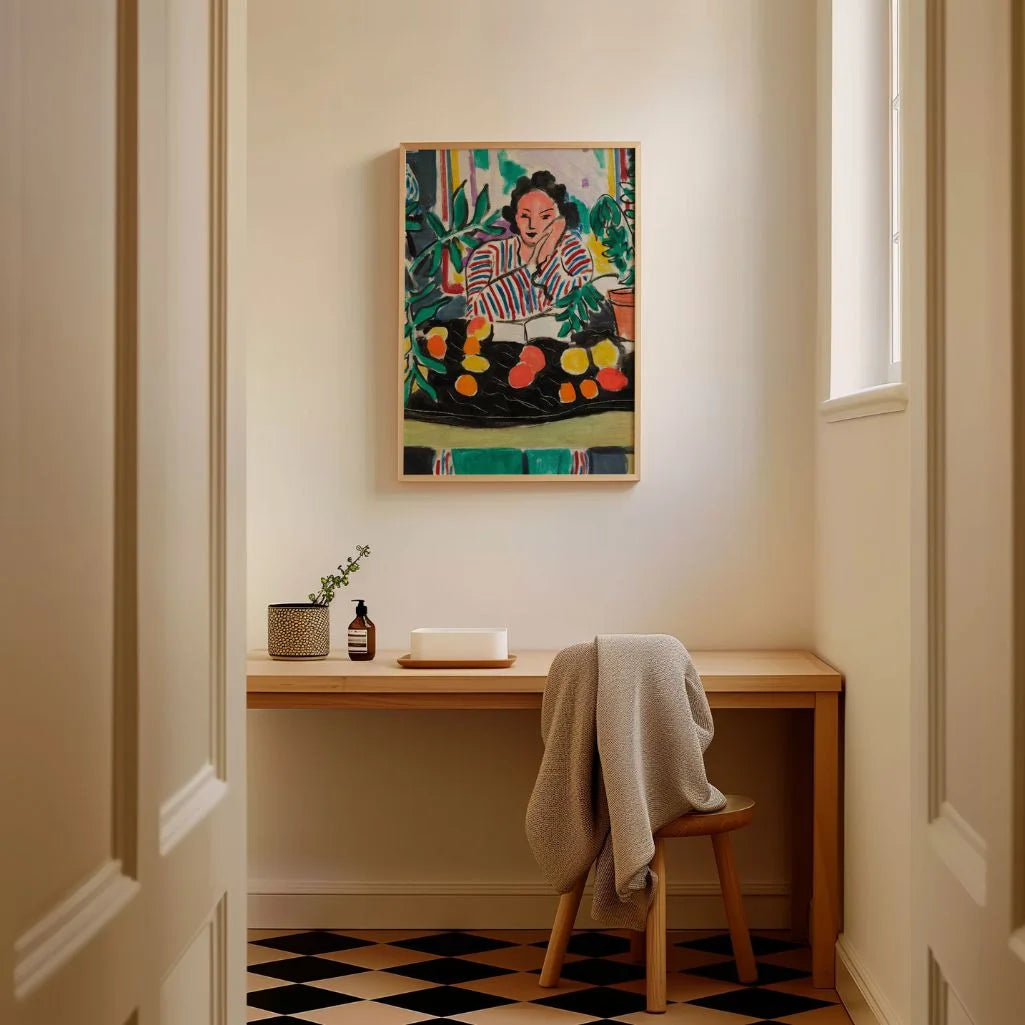 Henri Matisse Póster – Interior con jarrón etrusco