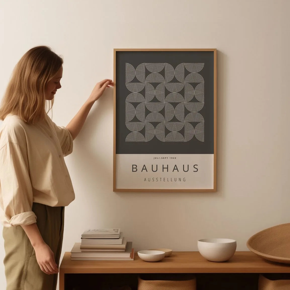 Bauhaus Blanco Póster