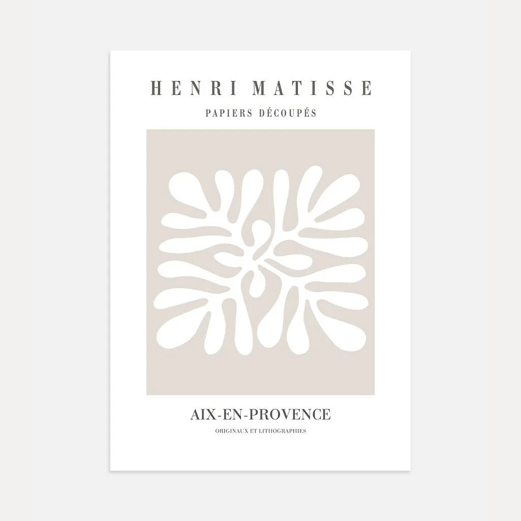 Matisse Beige Sereno Póster