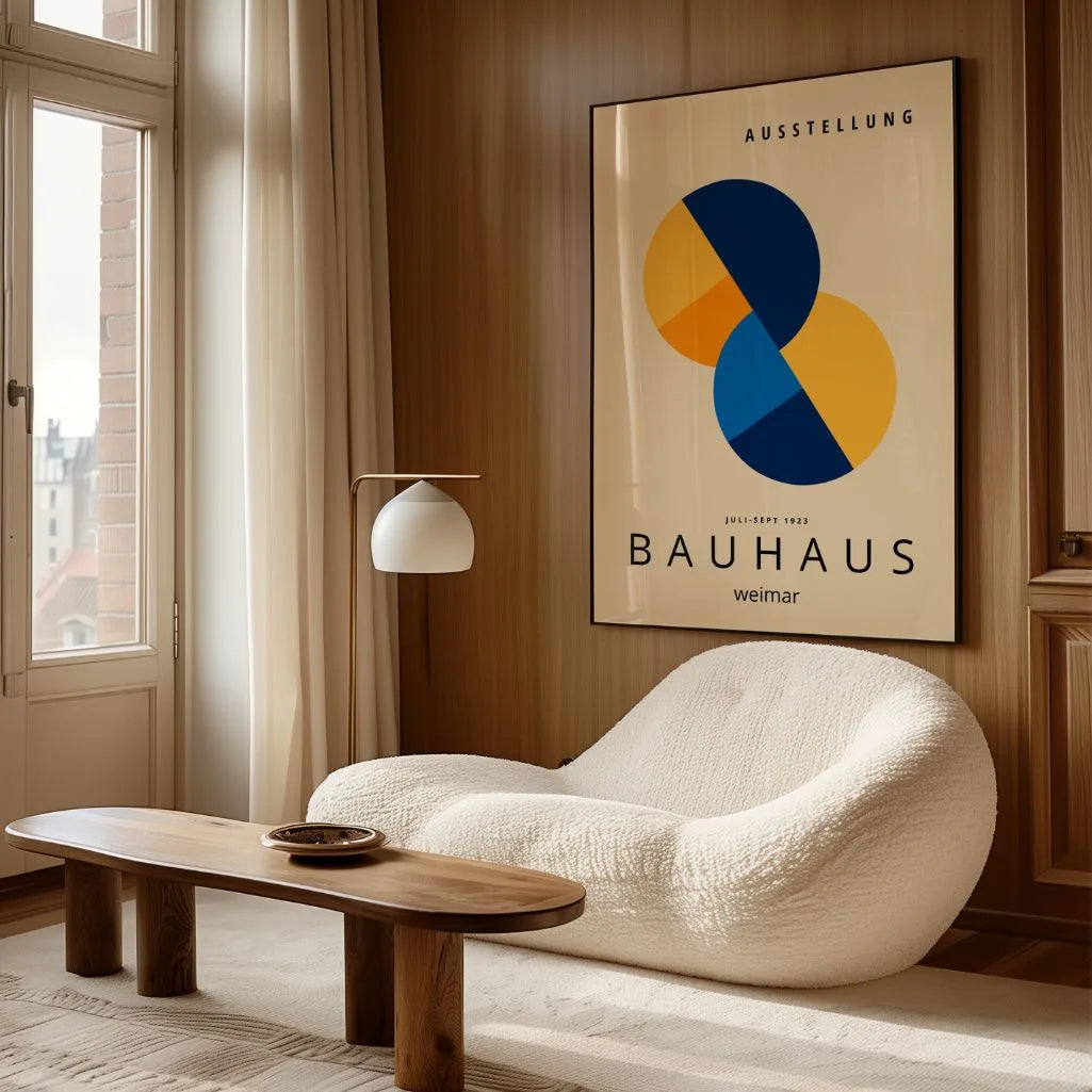Bauhaus Formas Superpuestas Póster