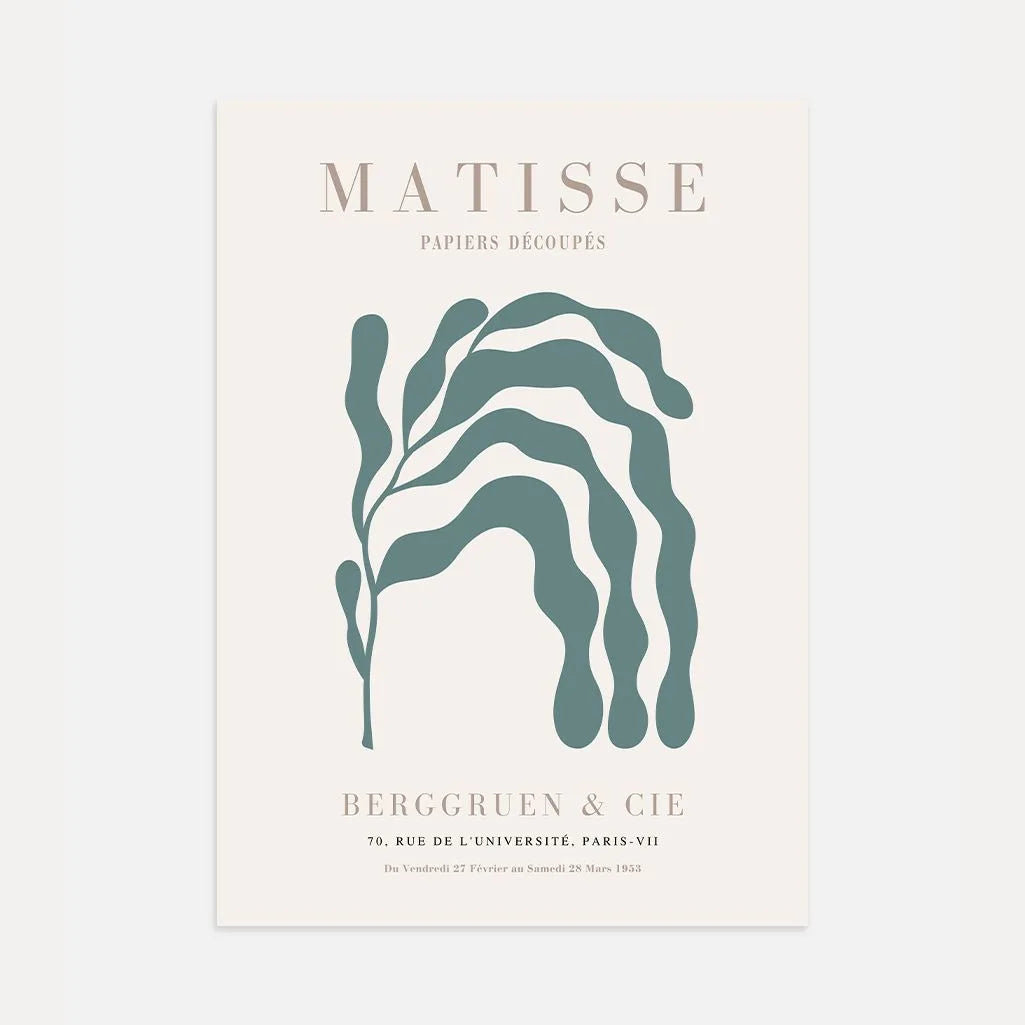 Henri Matisse Hoja Verde Póster