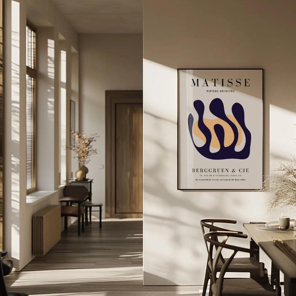 Henri Matisse Forma Abstracta Fluida Póster