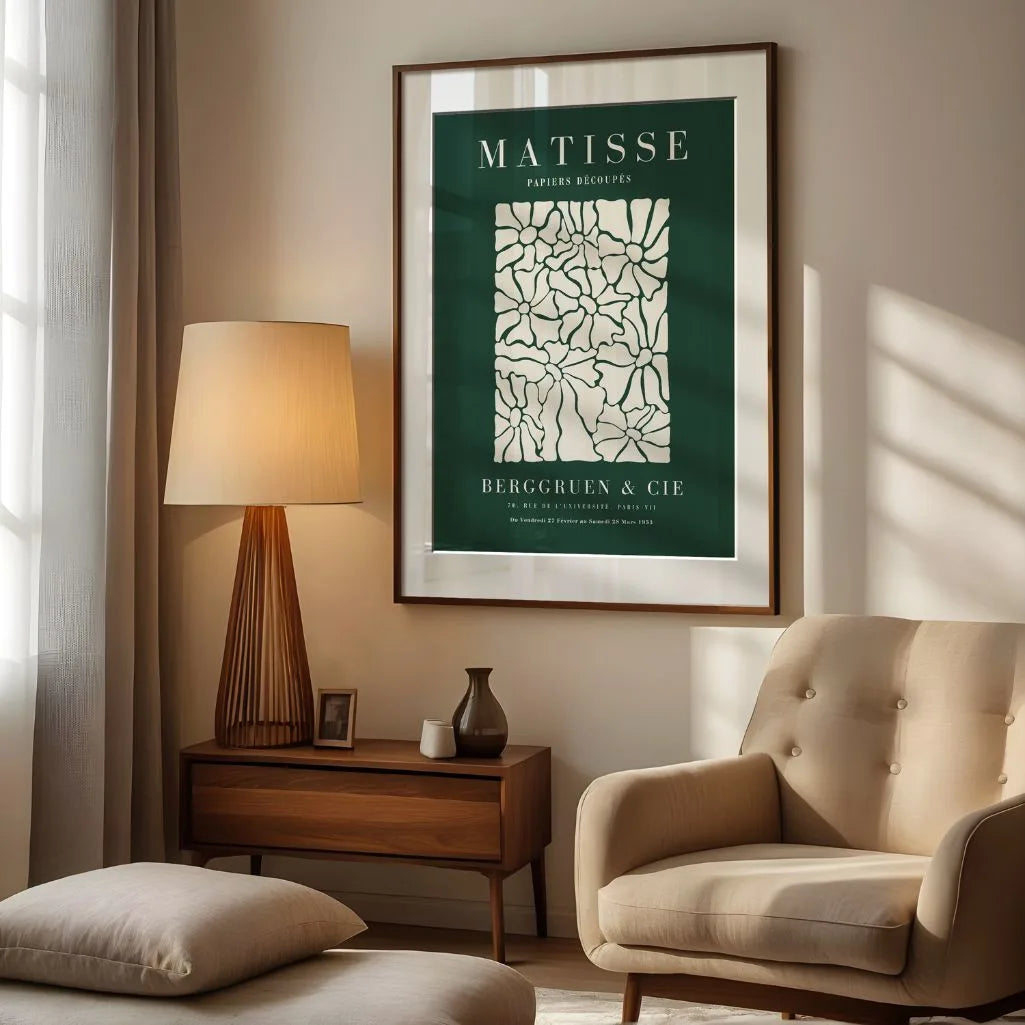 Henri Matisse Formas Verdes Póster