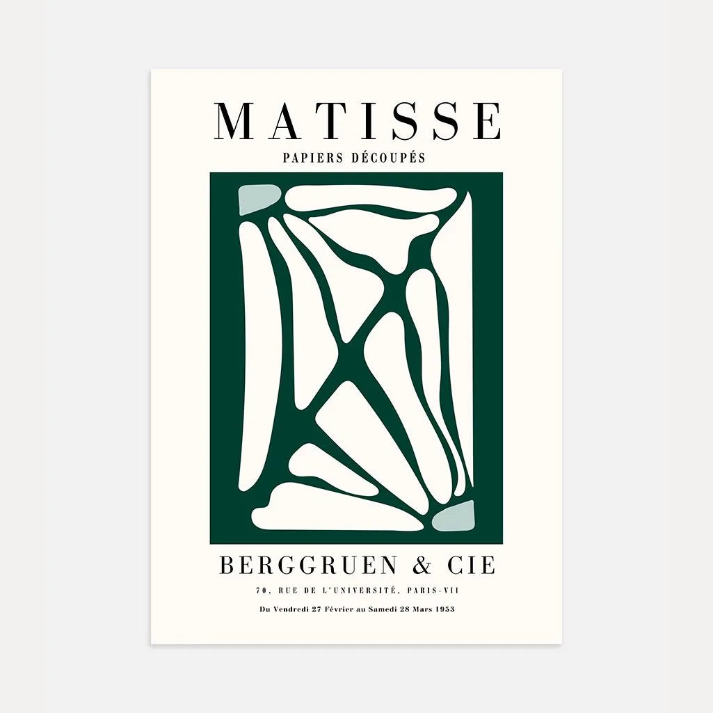 Estilo Matisse Botánico Póster