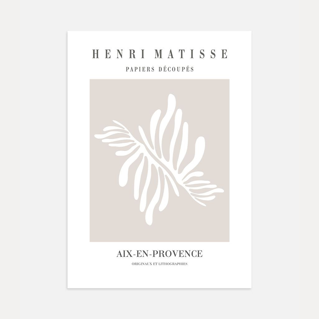 Matisse Beige Armonía Póster